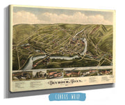 View Of Seymour Conn 1879 State of Connecticut