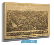 View Of Stafford Springs Conn 1878 State of Connecticut