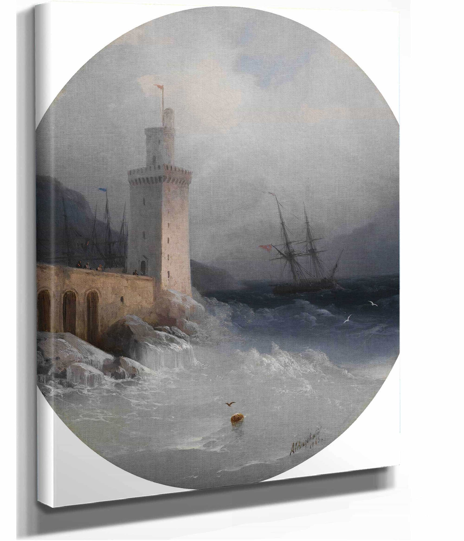 View Of The Amalfi Coast by Ivan Konstantinovich Aivazovsky