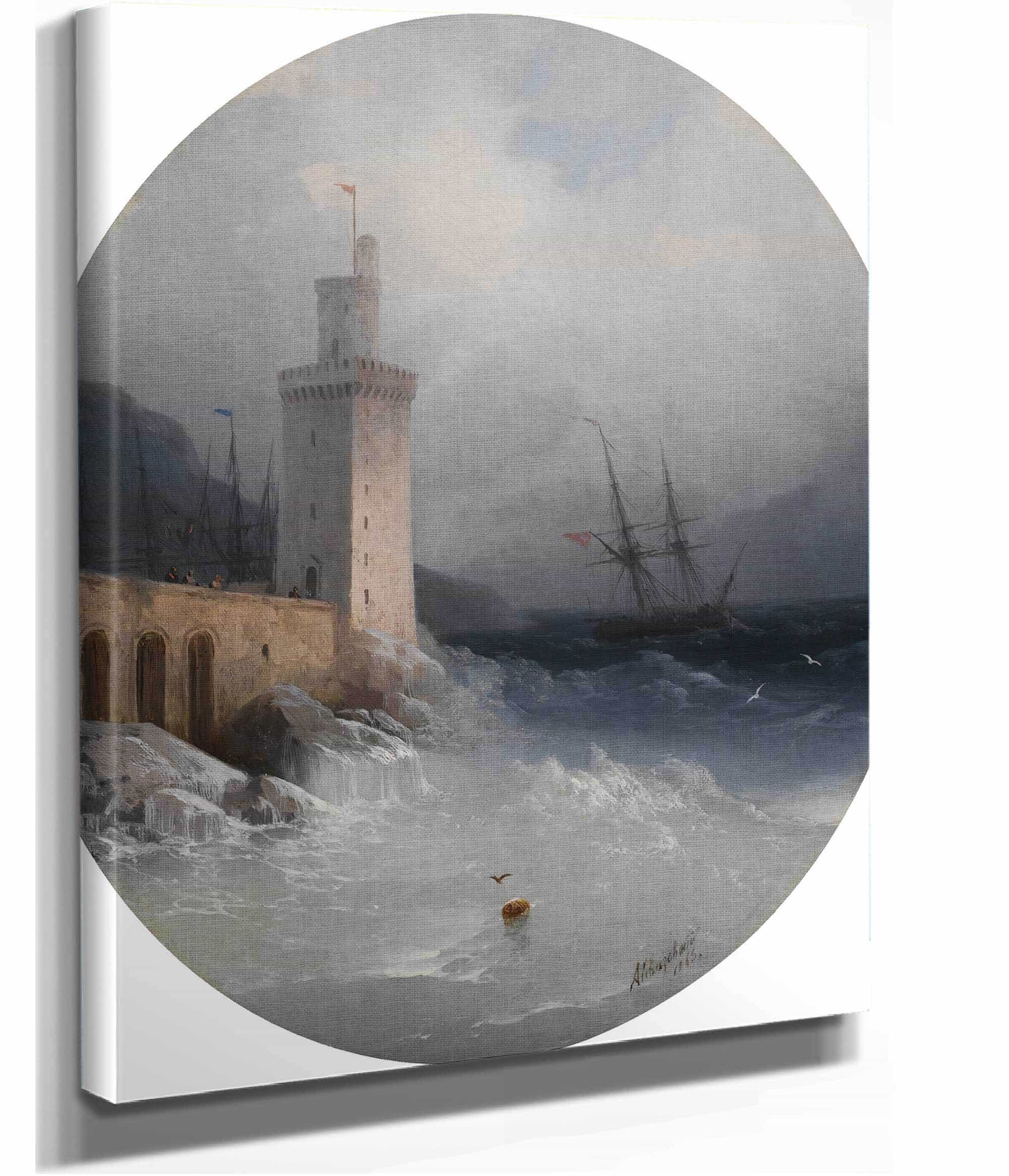 View Of The Amalfi Coast by Ivan Konstantinovich Aivazovsky
