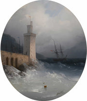 View Of The Amalfi Coast by Ivan Konstantinovich Aivazovsky