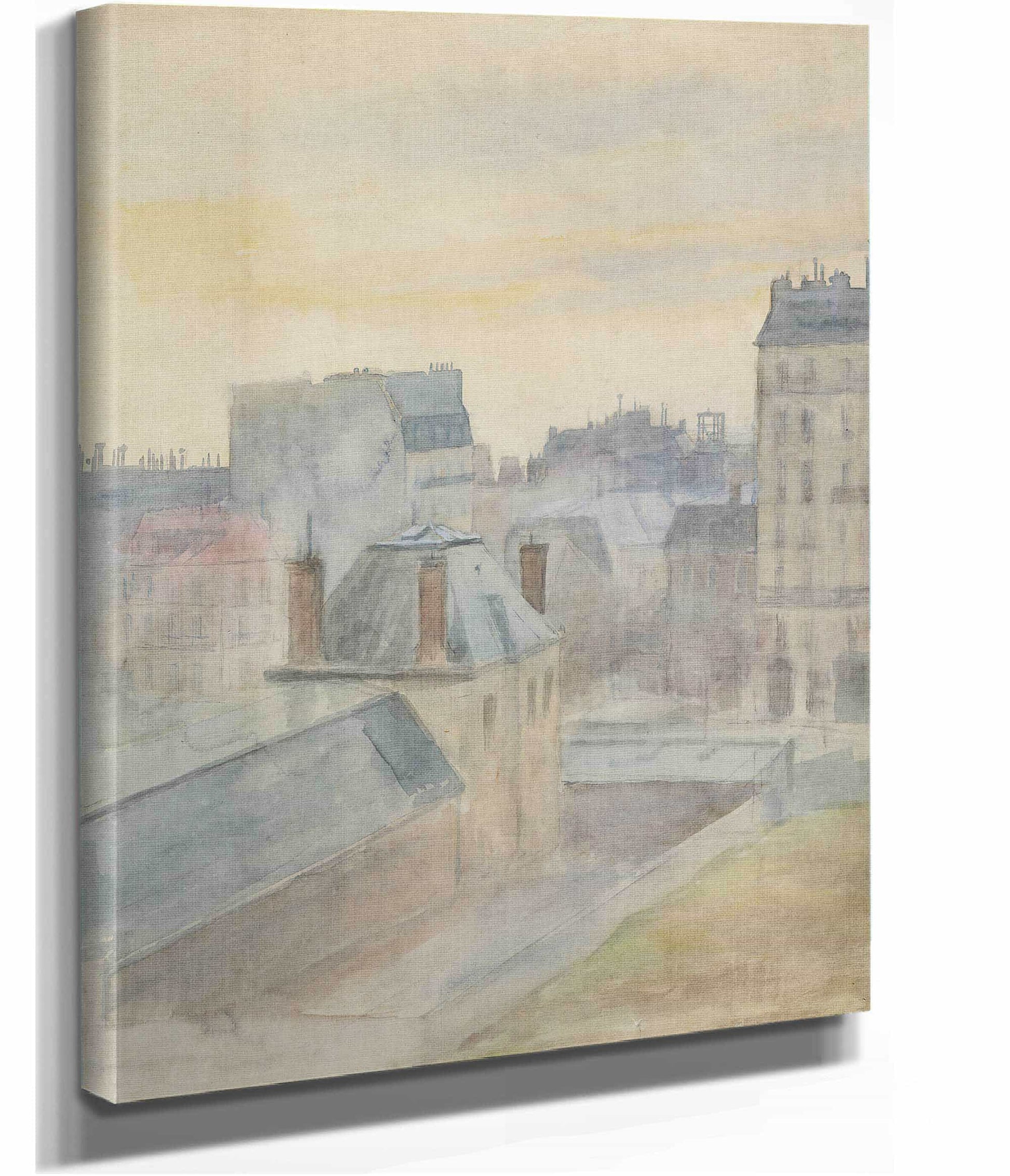 View Of The Artists Studio In Paris by Albert Edelfelt