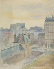 View Of The Artists Studio In Paris by Albert Edelfelt