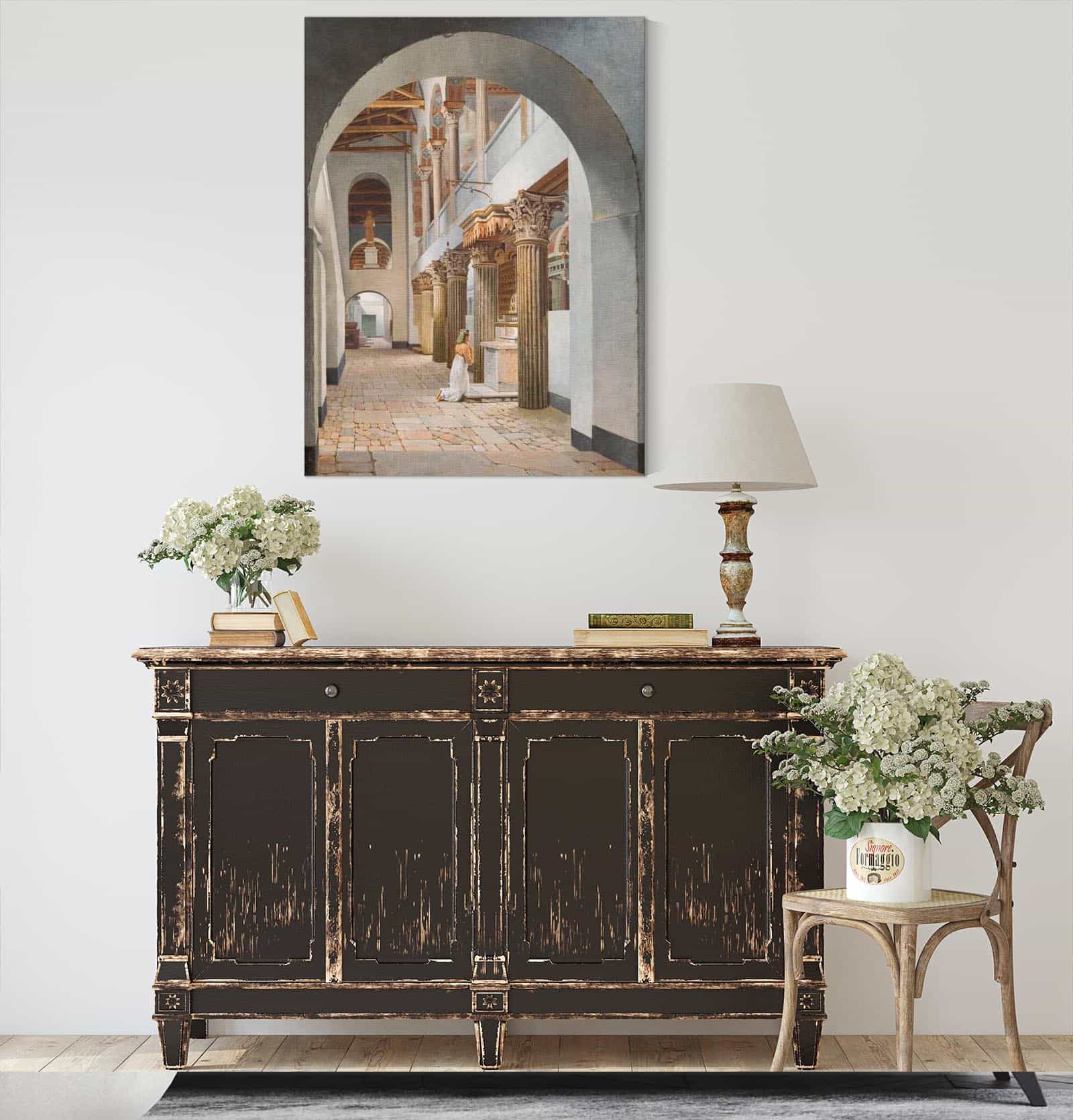 View Of The Church Of San Lorenzo Fuori Le Mura by Christoffer Wilhelm Eckersberg