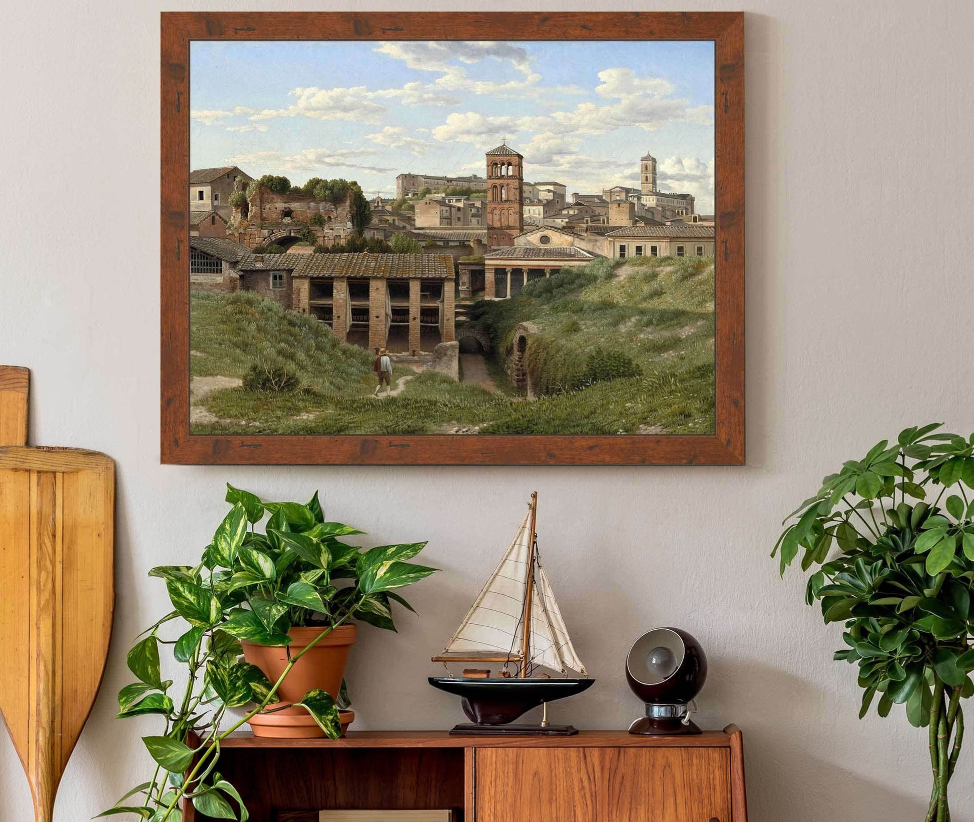View Of The Cloaca Maximarome by Christoffer Wilhelm Eckersberg