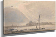 View Of The Elbe Near Dresden by Johan Christian Dahl