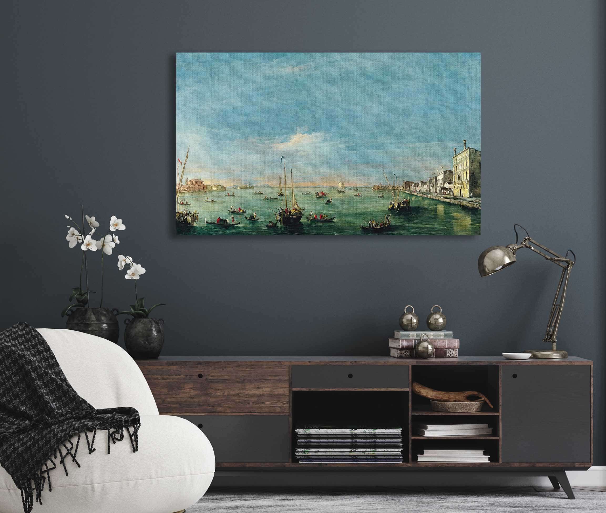 View Of The Giudecca Canal And The Zattere by Francesco Guardi