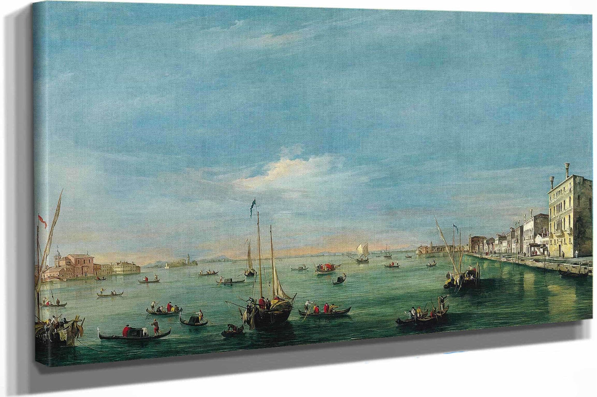 View Of The Giudecca Canal And The Zattere by Francesco Guardi