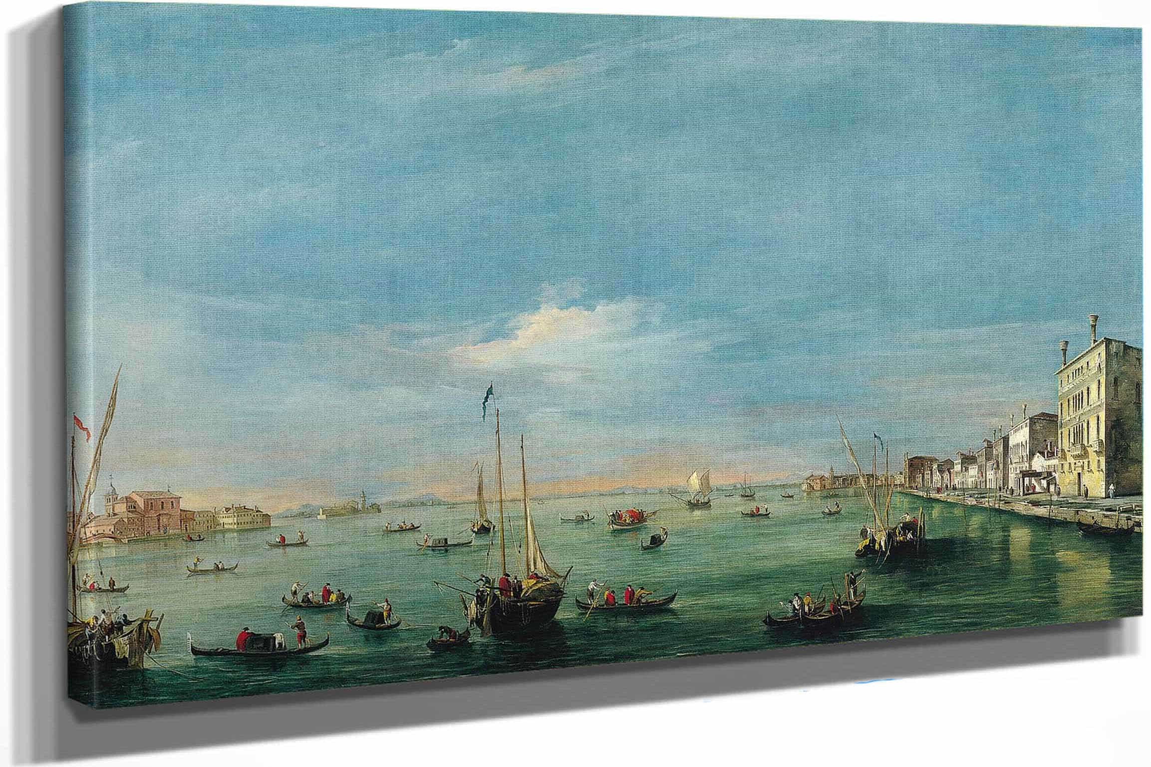 View Of The Giudecca Canal And The Zattere by Francesco Guardi