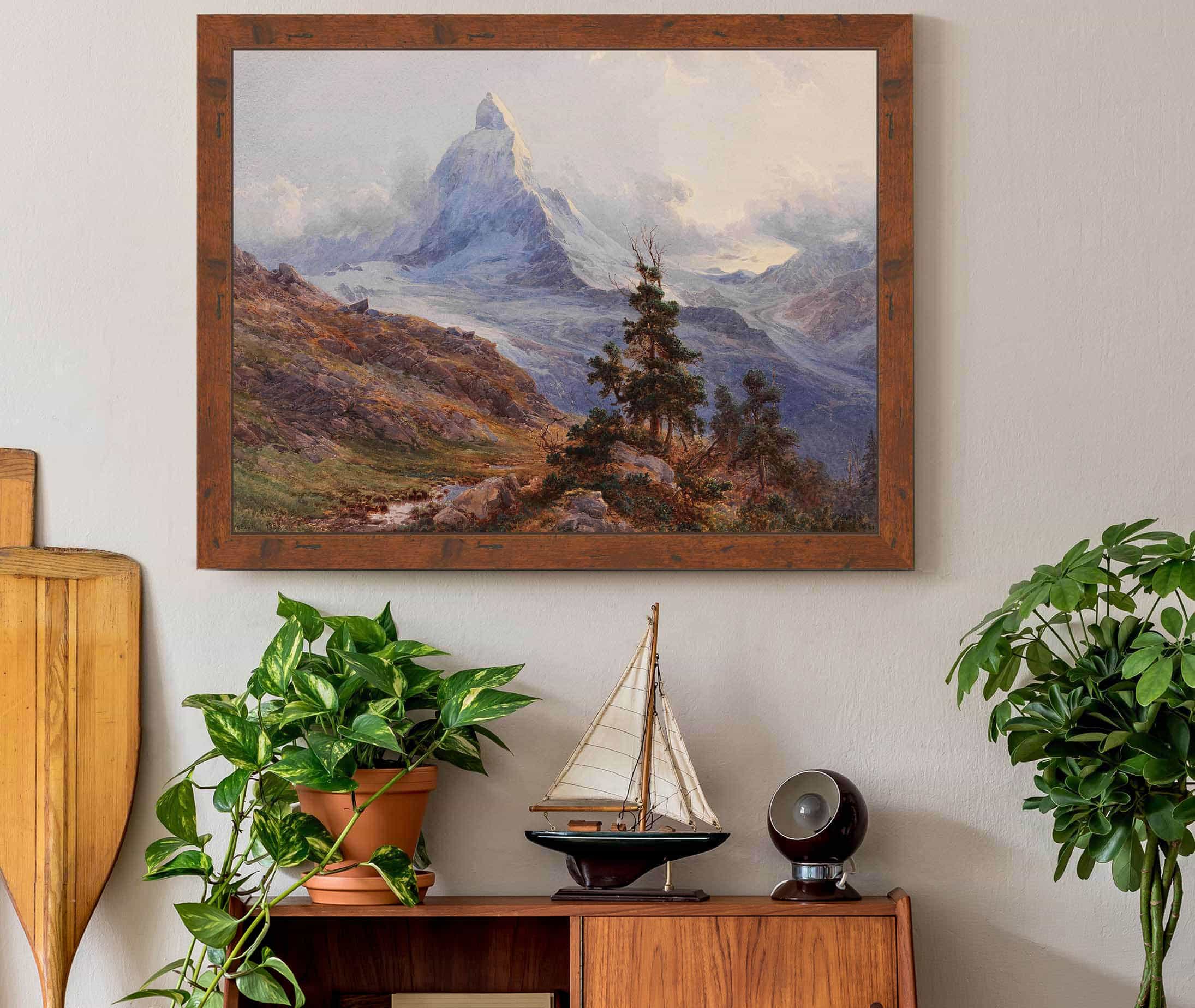 View Of The Matterhorn by Edward Theodore Compton