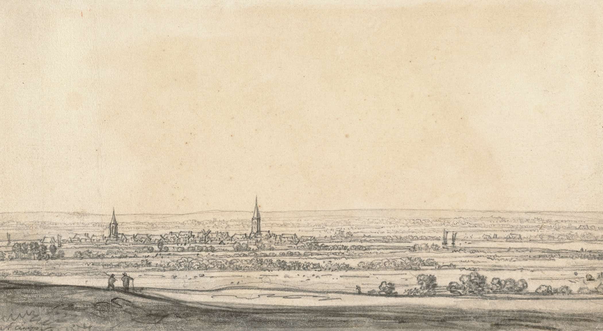 View Of The Rhine River Valley  By Aelbert Cuyp