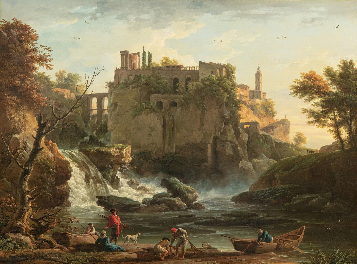 View Of Tivoli by Claude Joseph Vernet