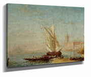 View Of Venice With The Doges Palace by Felix Ziem