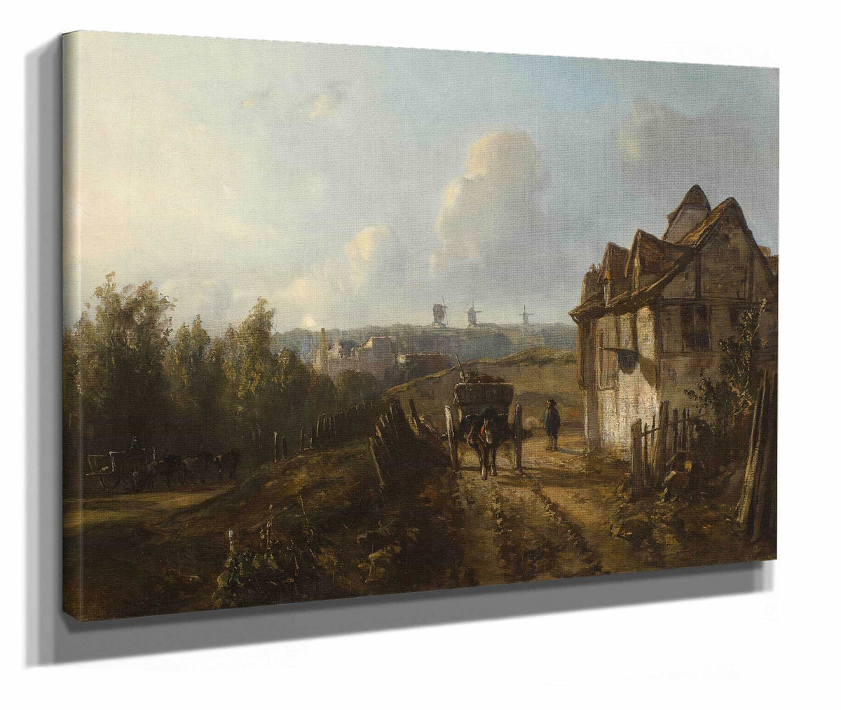 View On Monmartre by Johan Barthold Jongkind