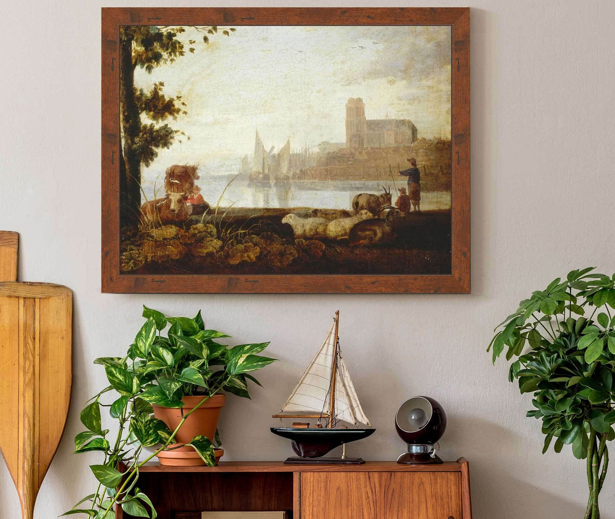 View On The Maas by Aelbert Cuyp