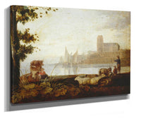 View On The Maas by Aelbert Cuyp