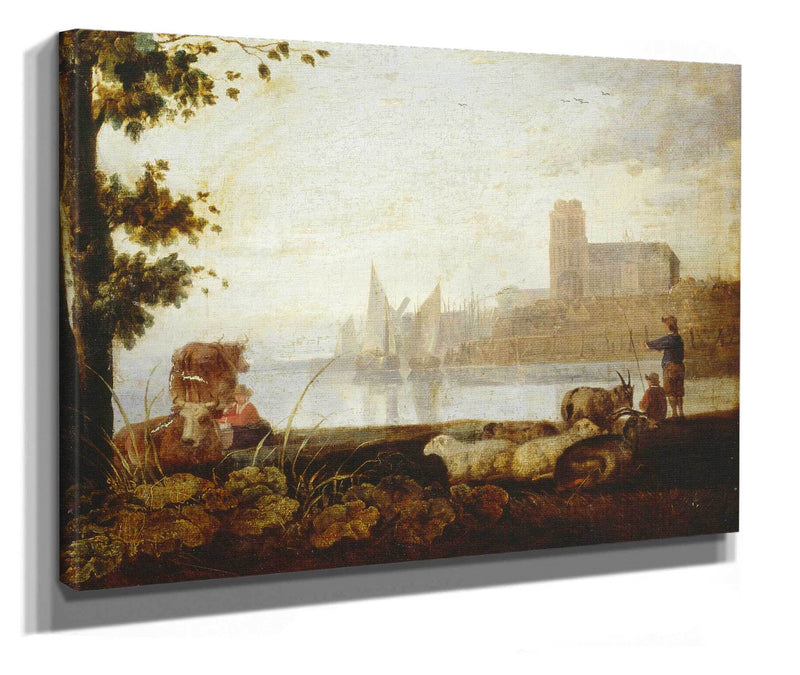 View On The Maas by Aelbert Cuyp