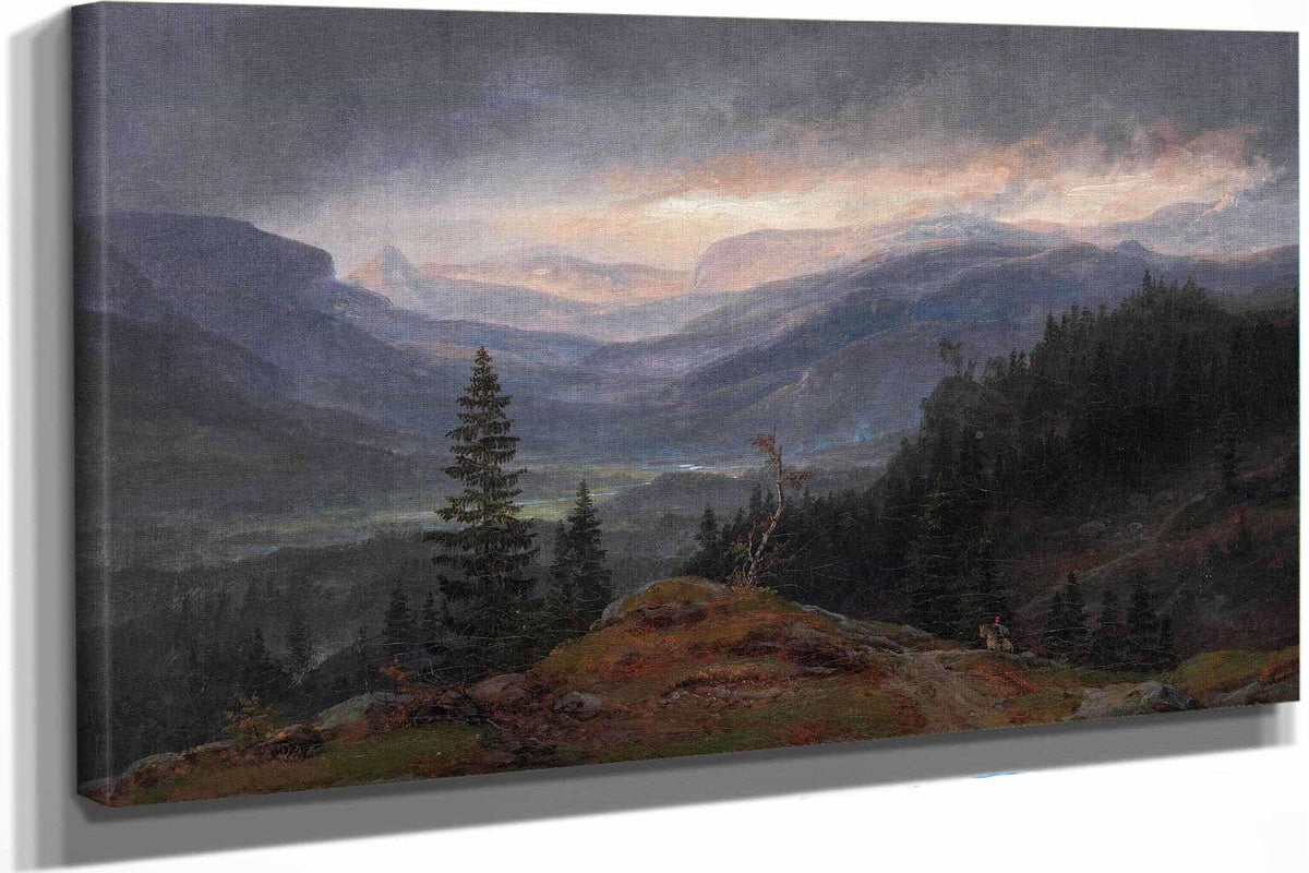 View Over Hallingdal by Johan Christian Dahl