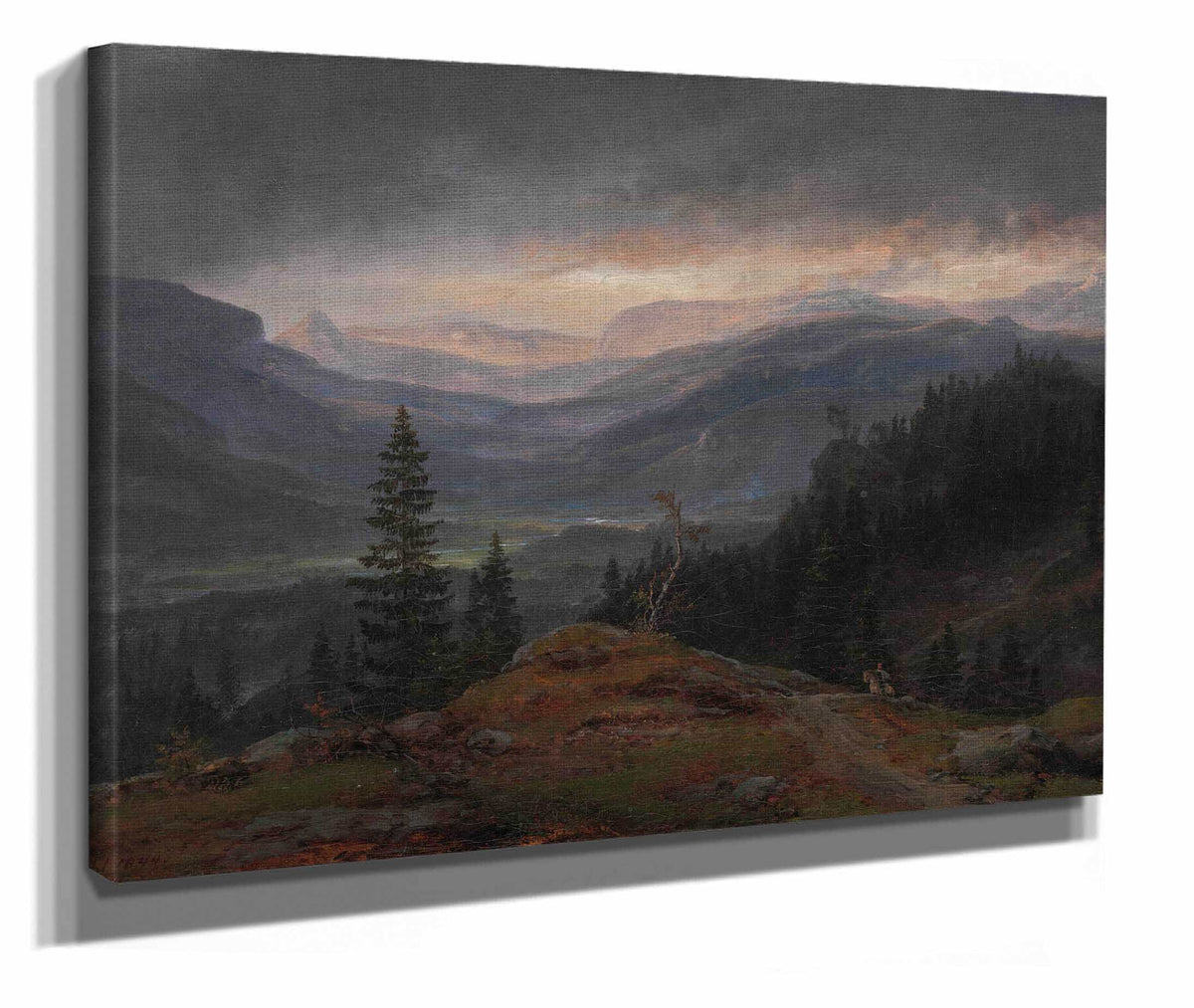 View Over Hallingdal by Johan Christian Dahl