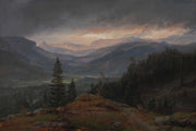 View Over Hallingdal by Johan Christian Dahl