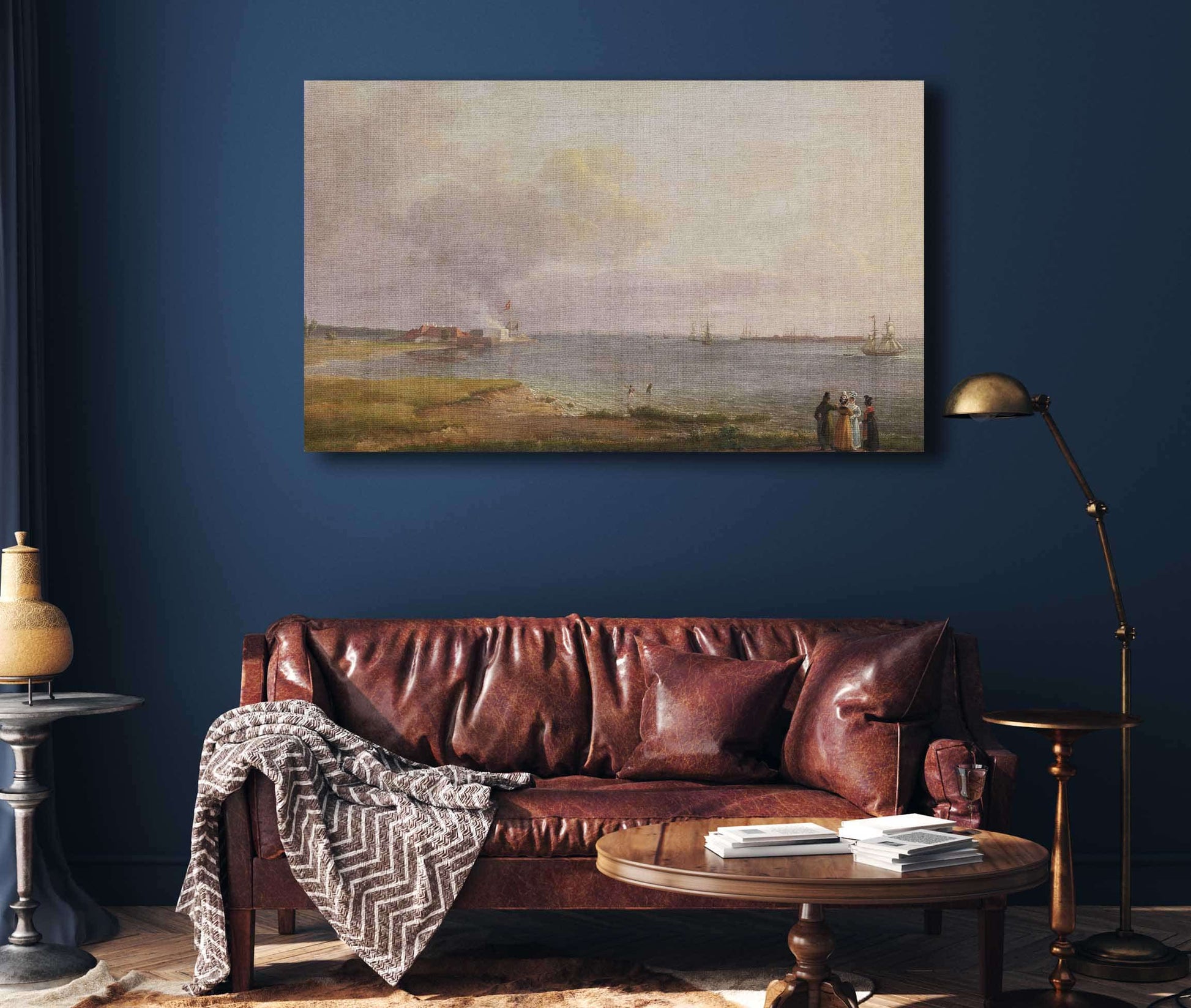 View Over Oresund Near The Lime Works by Johan Christian Dahl