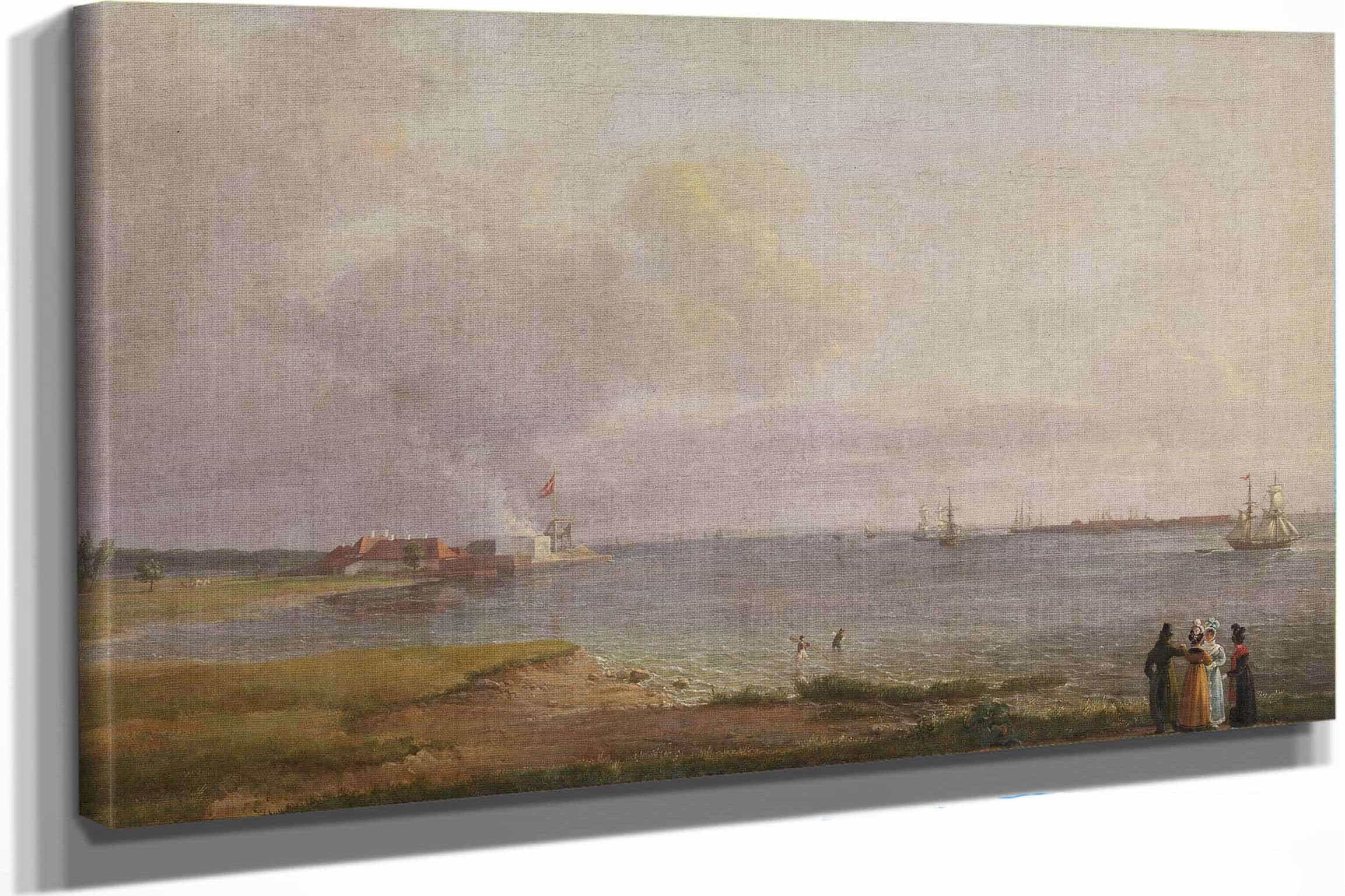 View Over Oresund Near The Lime Works by Johan Christian Dahl