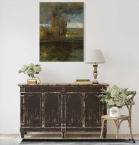 View Over The Elbe And The Der Bar Bastion by Johan Christian Dahl