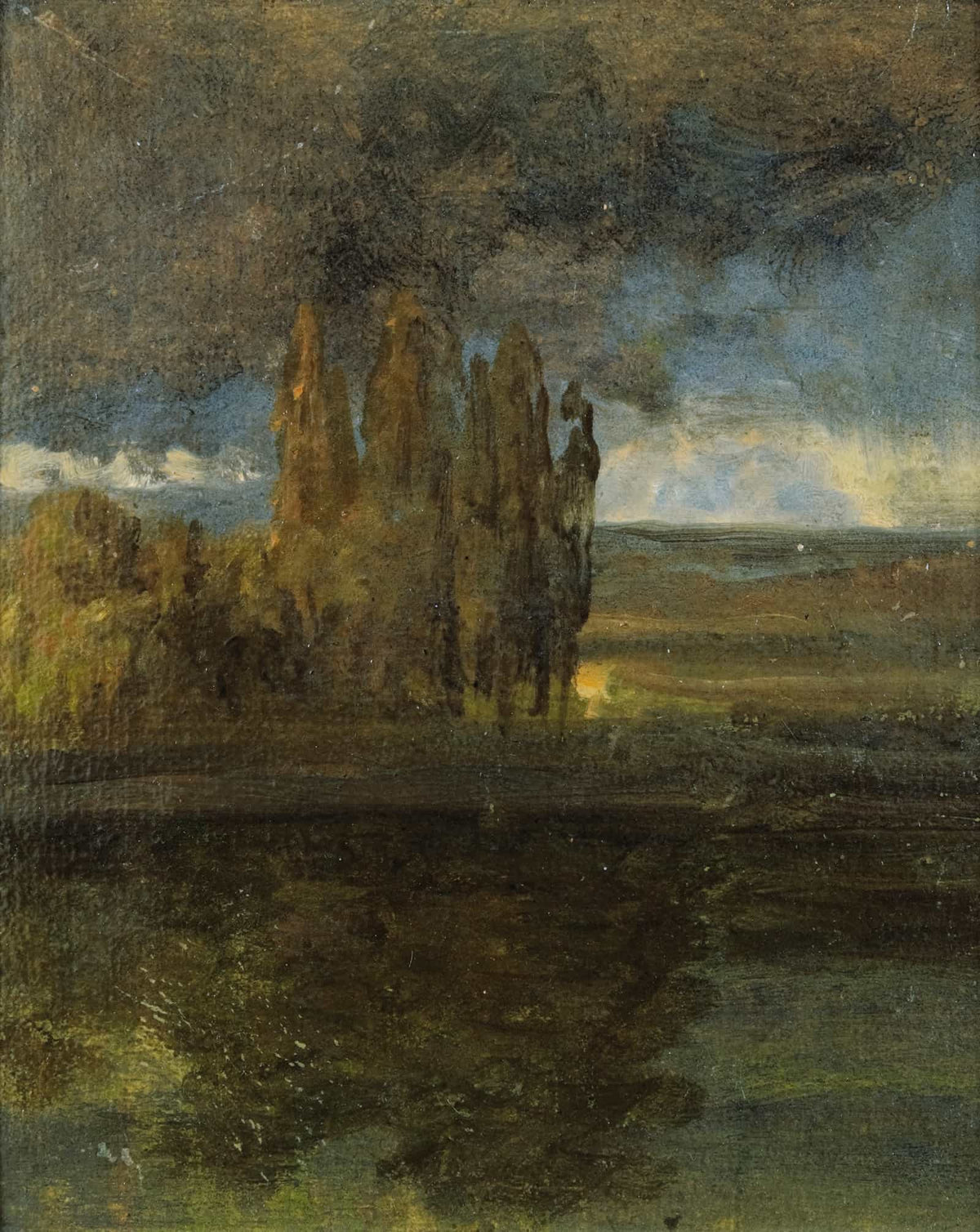 View Over The Elbe And The Der Bar Bastion by Johan Christian Dahl