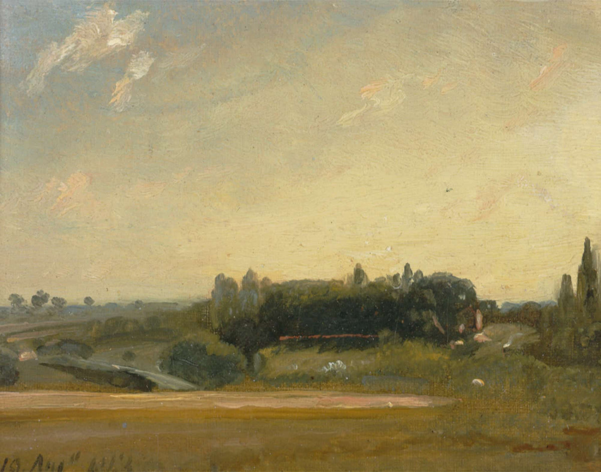 View Towards The Rectory East Bergholt by John Constable
