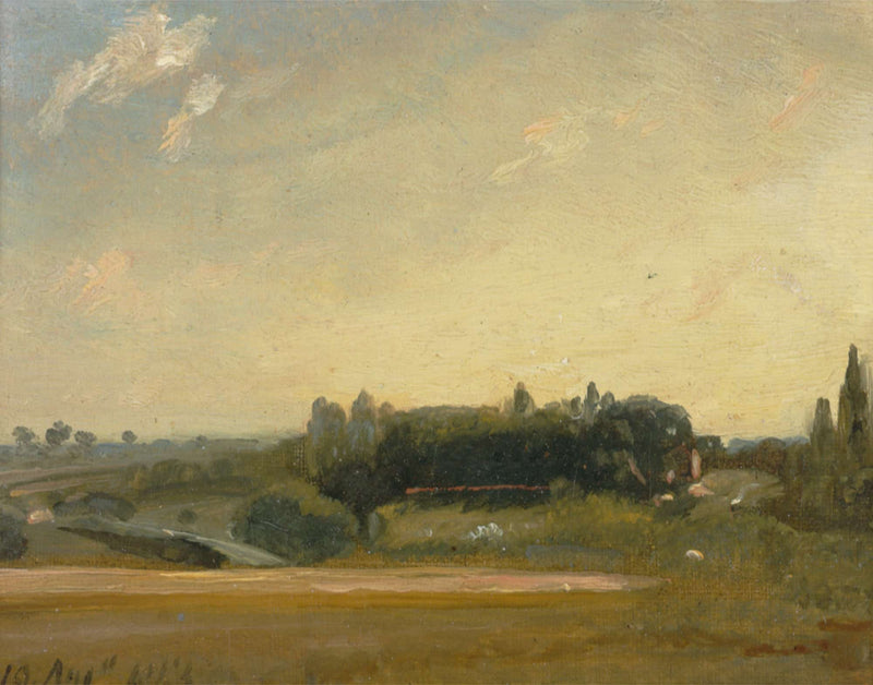 View Towards The Rectory East Bergholt by John Constable