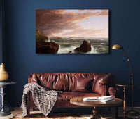 Views Across Frenchmans Bay From Mt Desert Island After A Squall by Thomas Cole