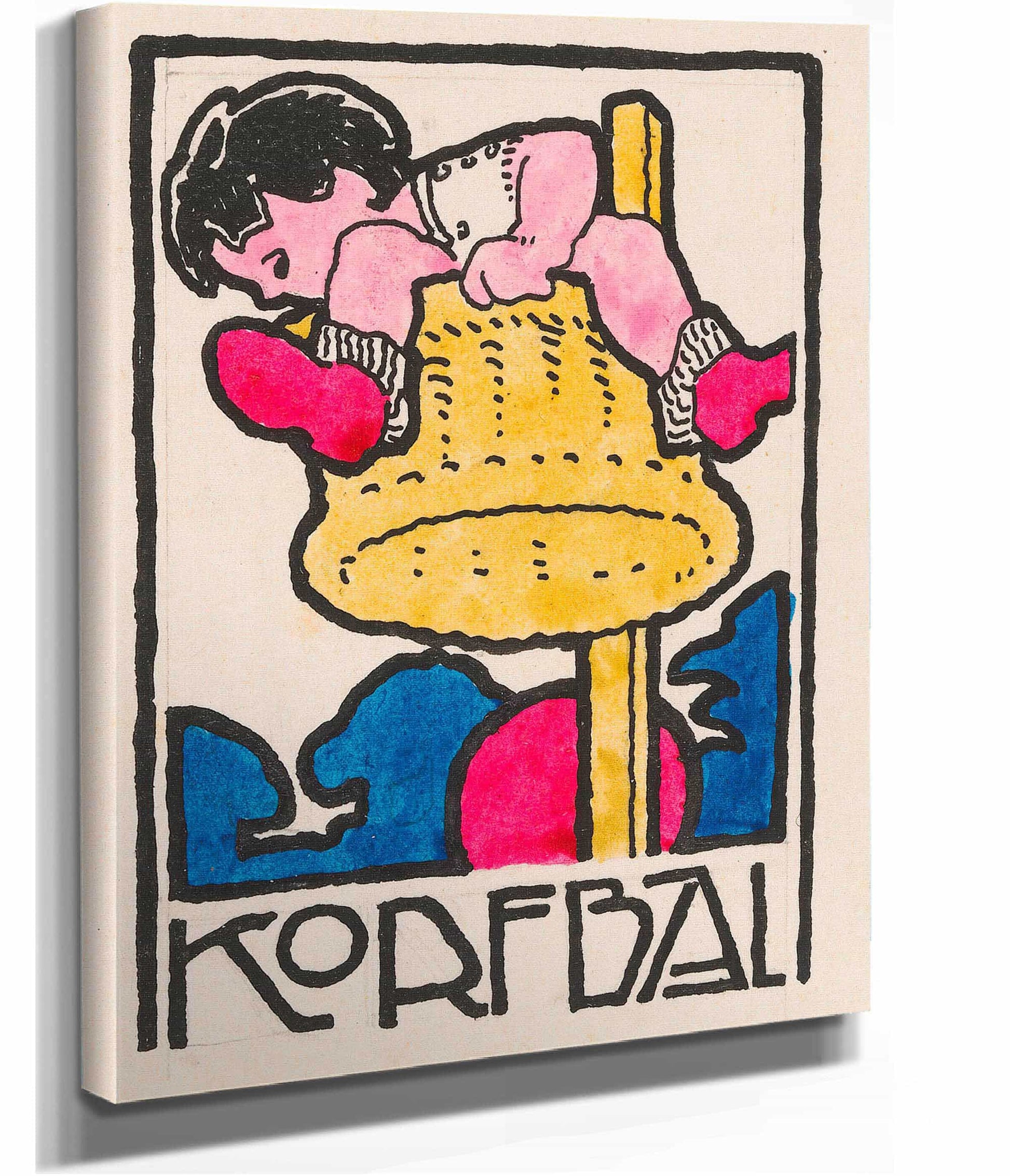 Vignet `Korfbal by Reijer Stolk