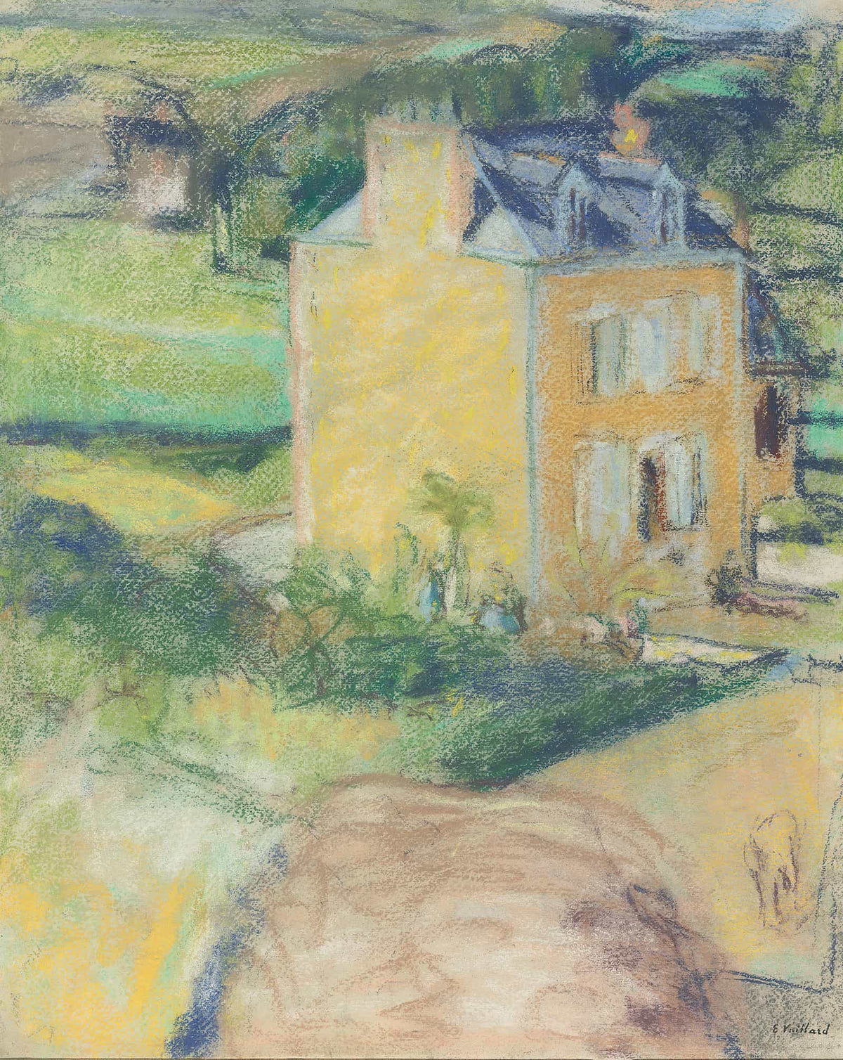 Villa At Saint Jacut by Edouard Vuillard