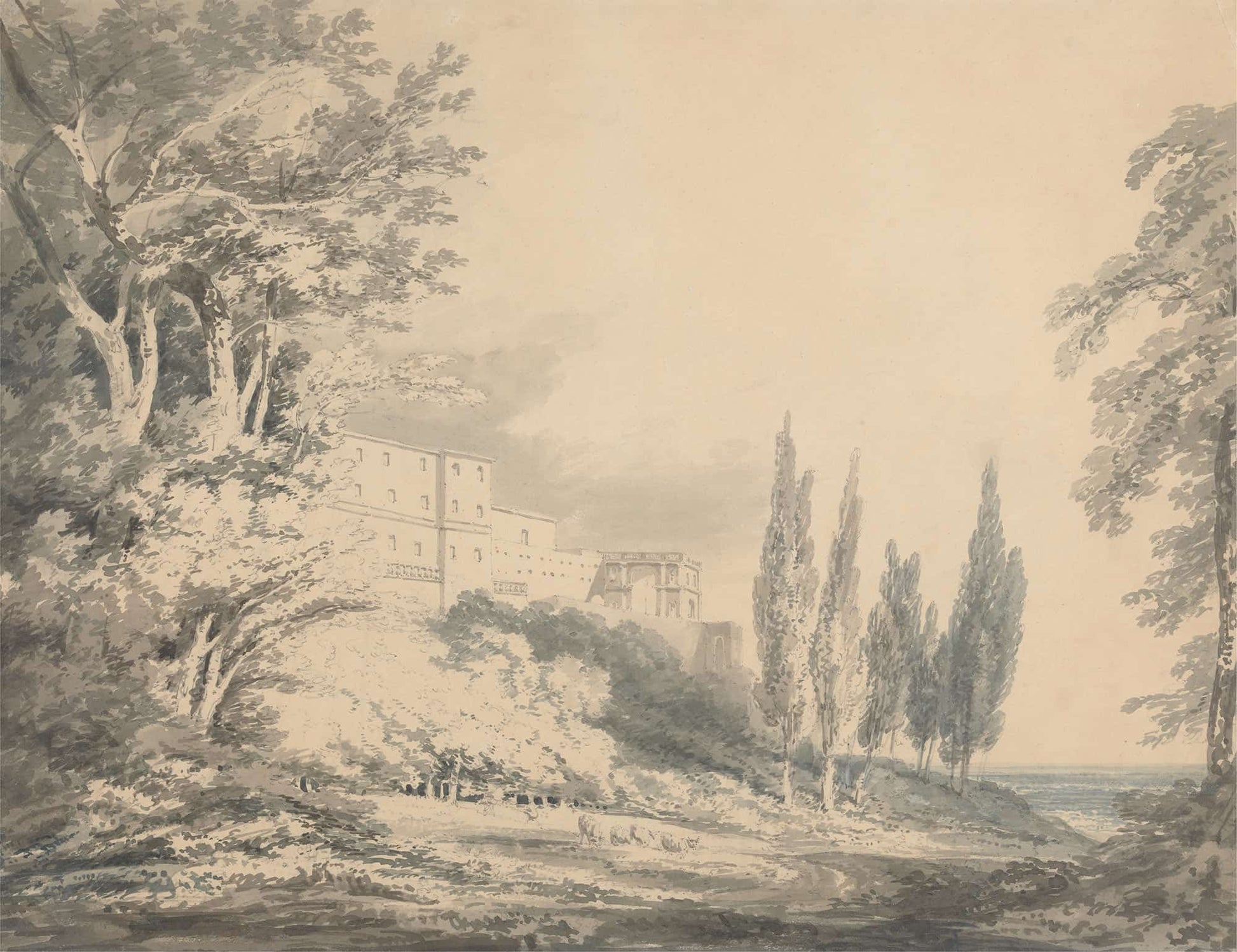 Villa Deste by Joseph Mallord William Turner