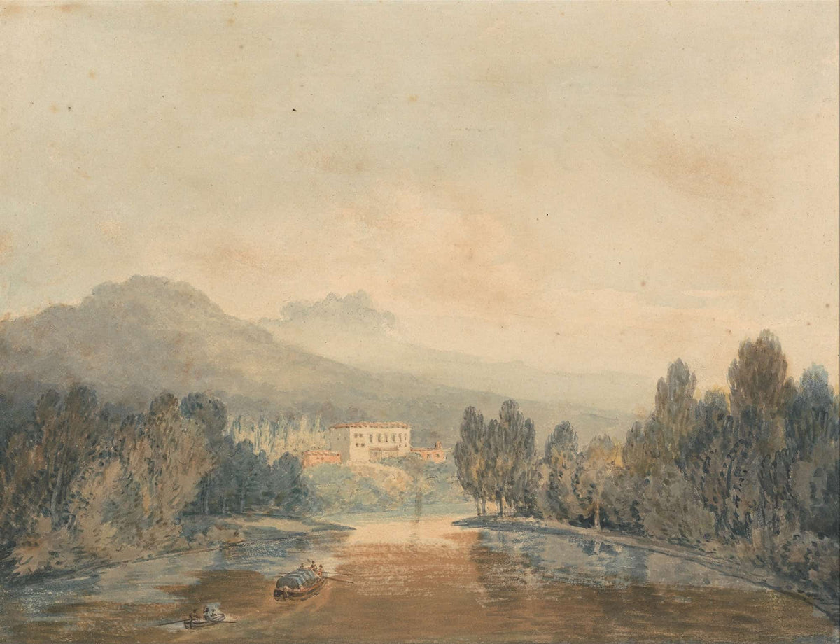 Villa Salviati On The Arno Between And by Joseph Mallord William Turner