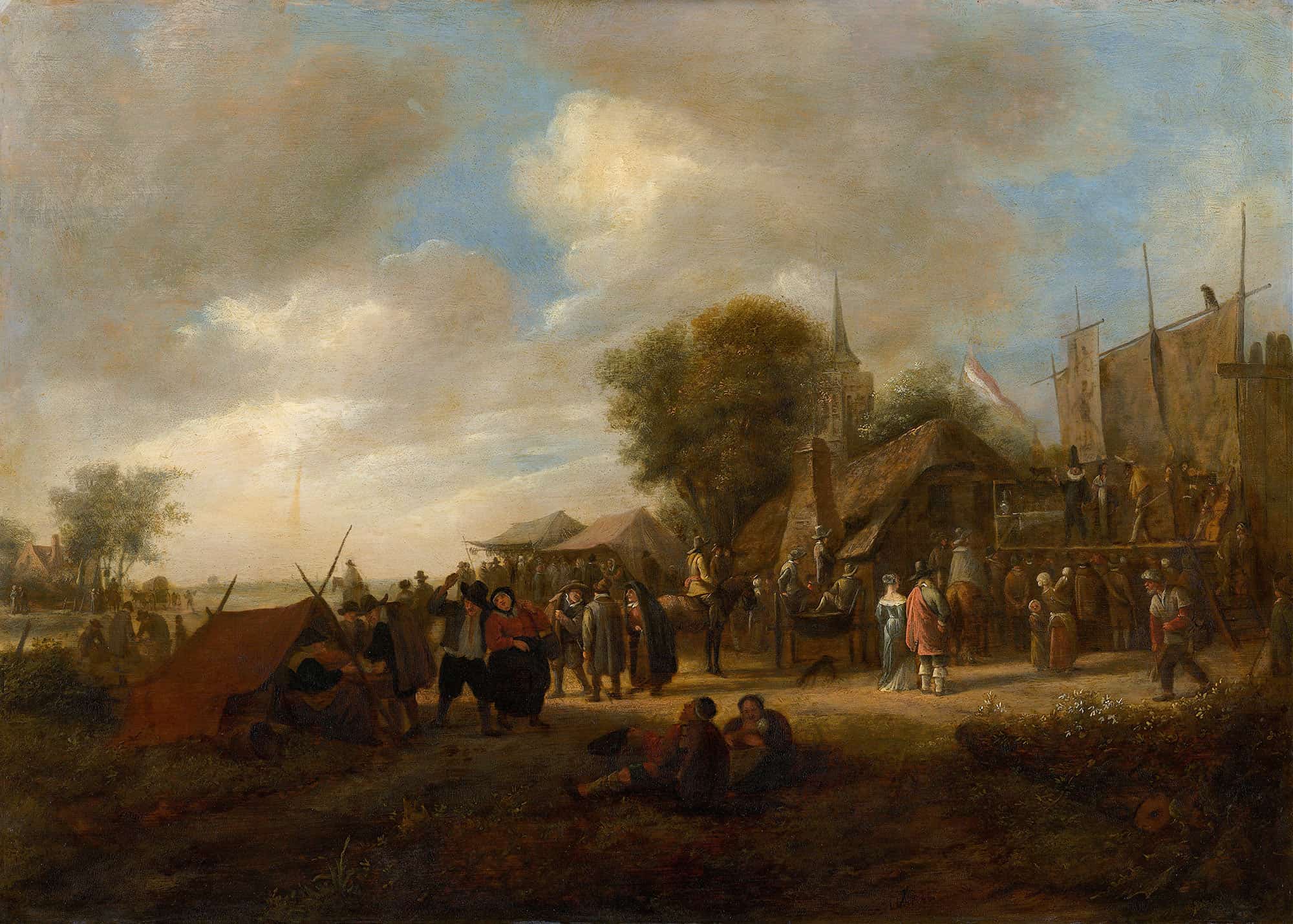 Village Fair by Jan Steen