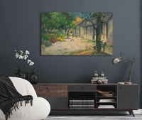 Village In Martinique Femmes Et Chevre Dans Le Village by Paul Gauguin