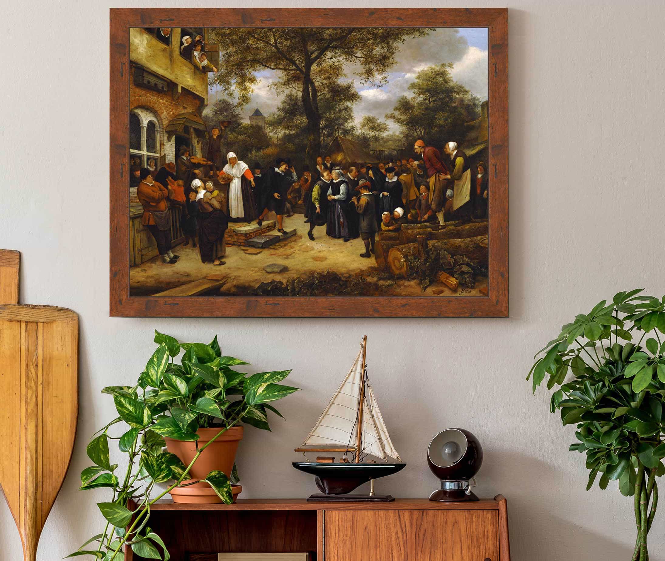 Village Wedding by Jan Steen