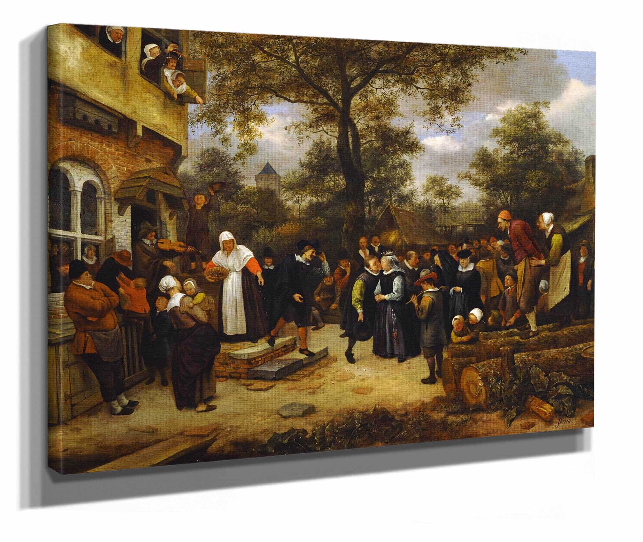 Village Wedding by Jan Steen