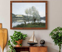 Ville Davray by Jean Baptiste Camille Corot