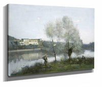 Ville Davray by Jean Baptiste Camille Corot