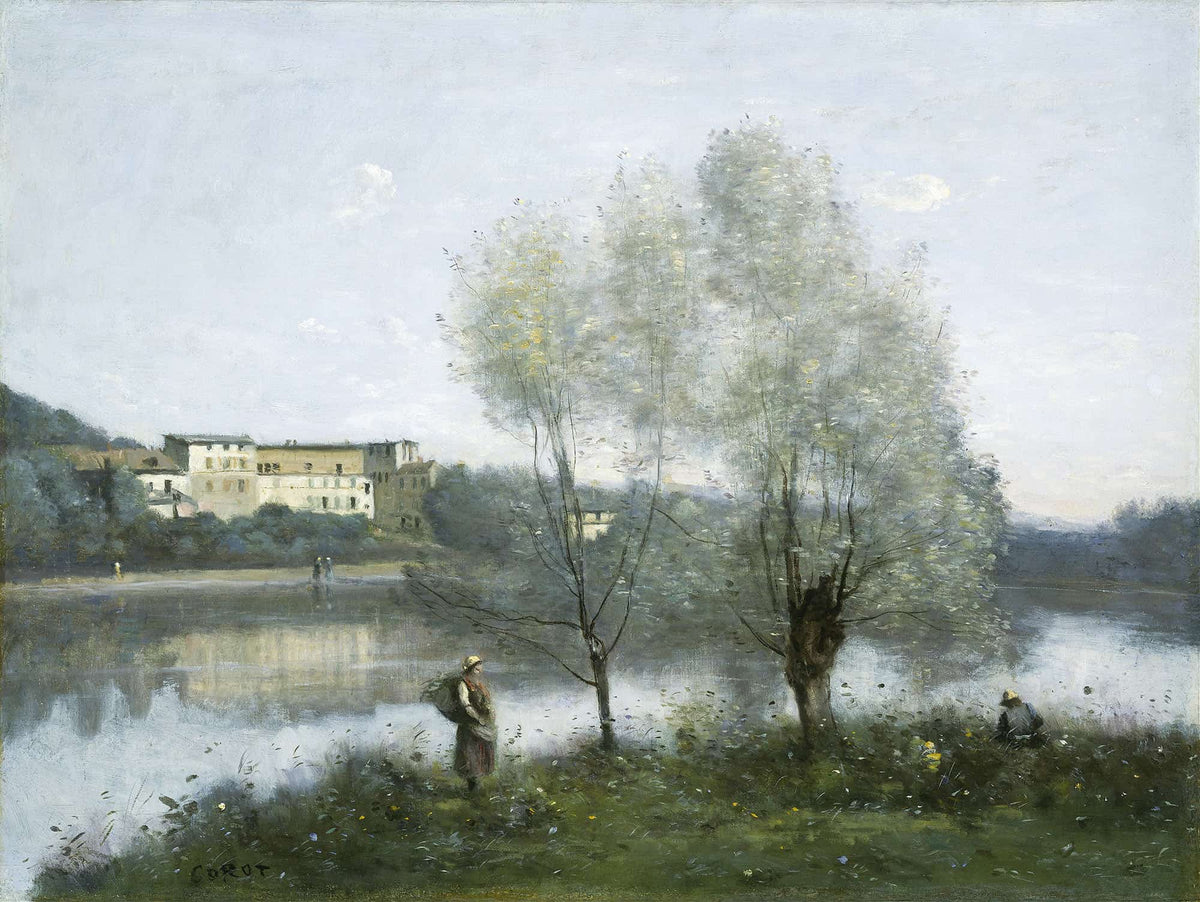 Ville Davray by Jean Baptiste Camille Corot