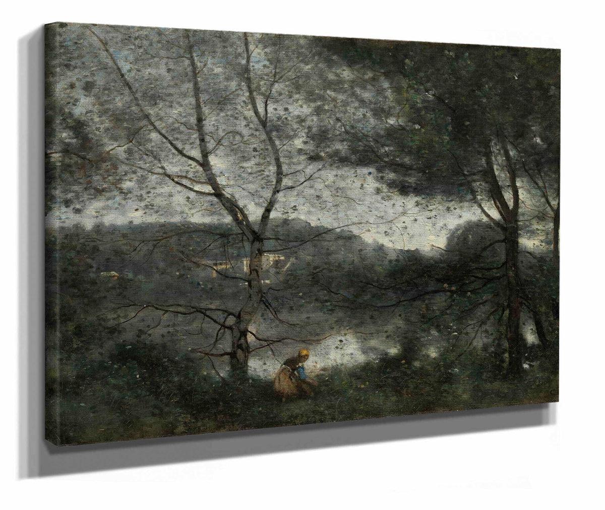 Ville Davray by Jean Baptiste Camille Corot