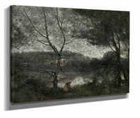 Ville Davray by Jean Baptiste Camille Corot