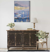 Villefranche Sur Mer Fenetre Ouverte Sur Le Port by Henri Lebasque