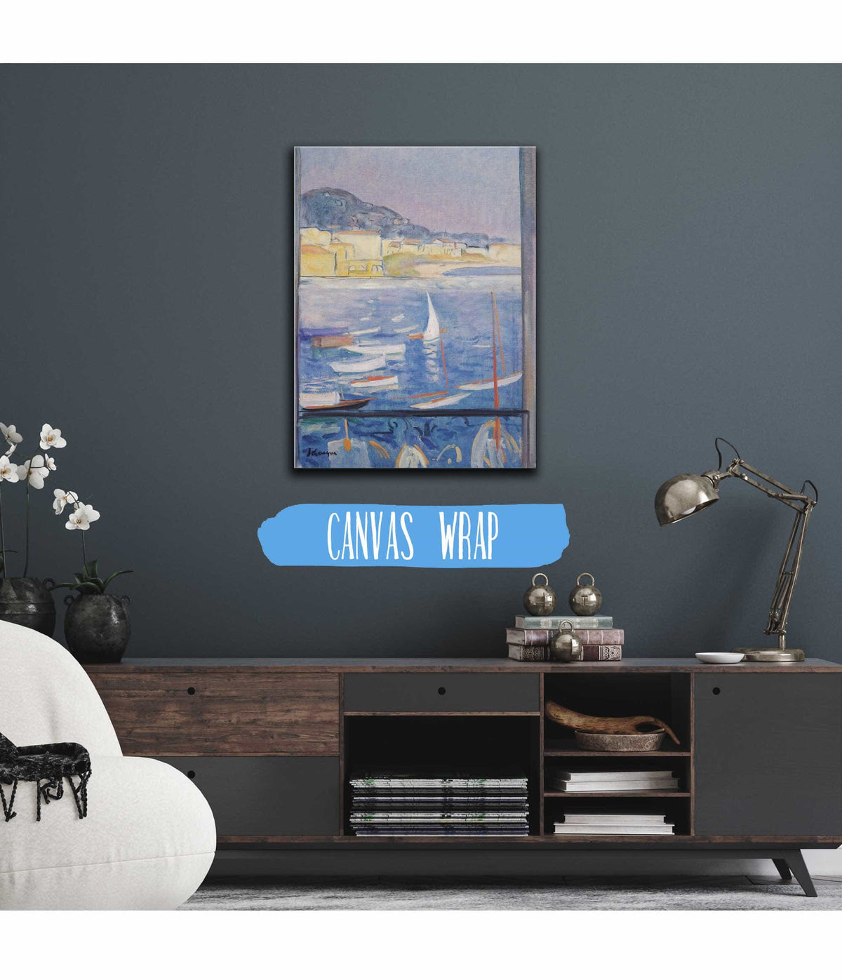 Villefranche Sur Mer Fenetre Ouverte Sur Le Port by Henri Lebasque