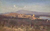 Villeneuve Les Avignon by Jean Baptiste Camille Corot