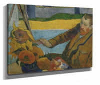 Vincent Van Gogh Painting Sunflowers by Paul Gauguin