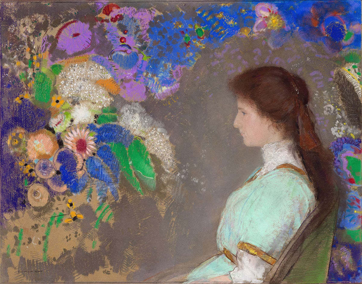 Violette Heymann by Odilon Redon