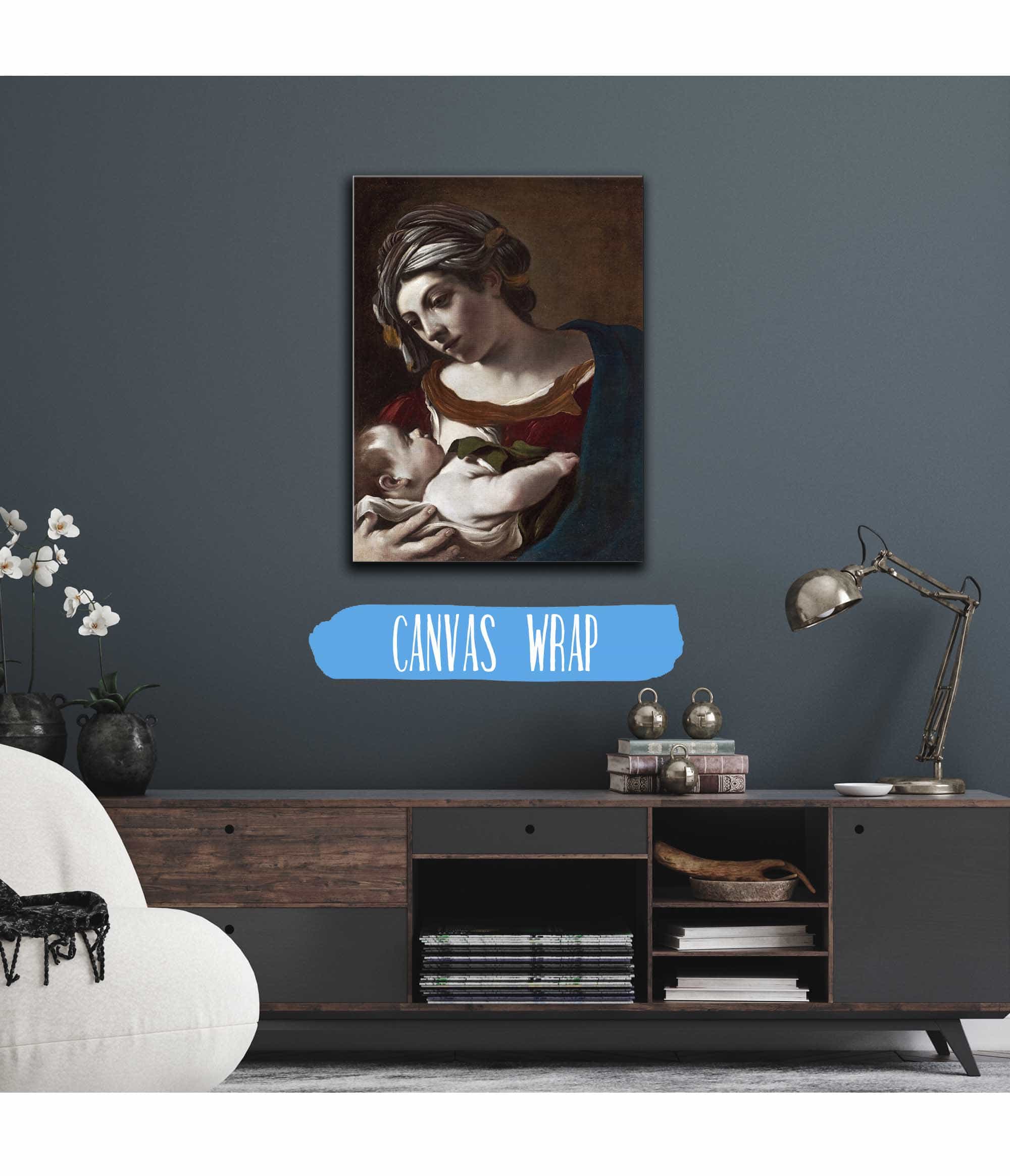 Virgin And Child by Guercino